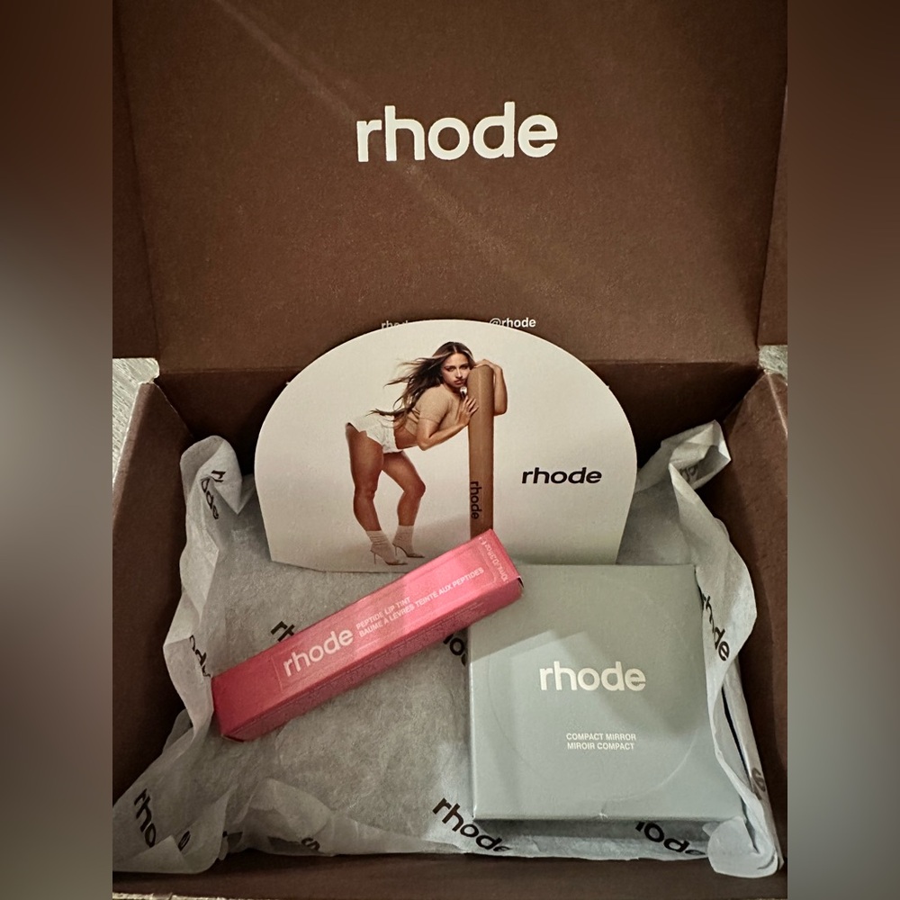 Rhode Sugar Cookie Lip Tint (Limited Edition) & Rhode Compact Mirror